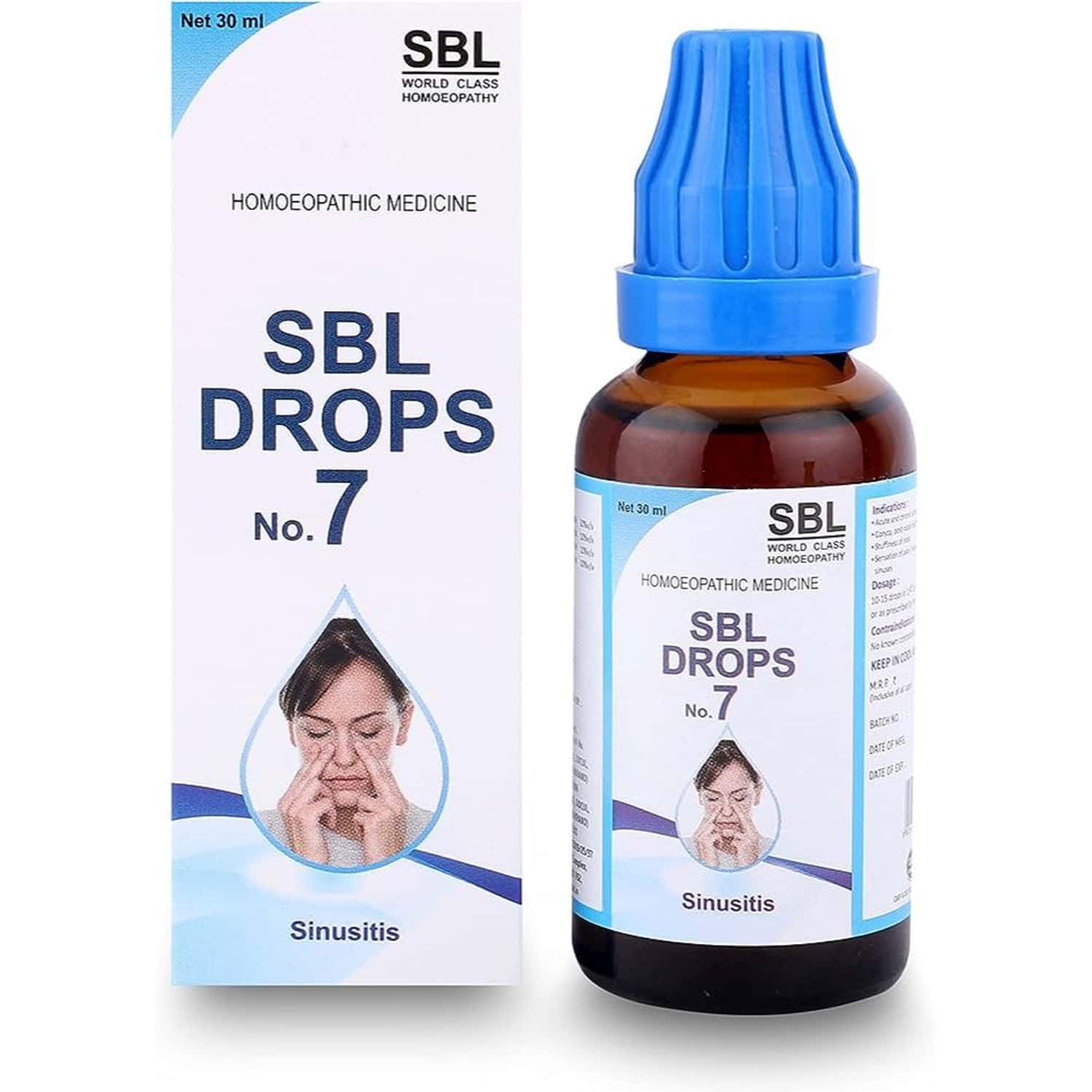 Sbl Drops No. 7 (for Sinusitis) 30 Ml Pack Of 3