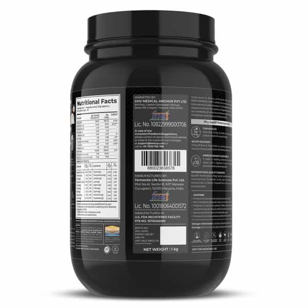 Beatxp Performance Whey Protein 1Kg | 24.34G Protein | 5.34G Bcaas | Double Chocolate (30G Serving)