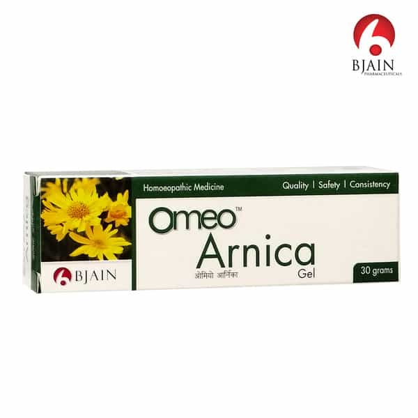 Bjain Omeo Arnica Gel | Homeopathic Support For Pain | Swelling & Bruises | 30Gm (Pack Of 3)