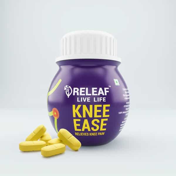 Releaf Knee Ease Ayurvedic Knee Rejuvenator & Pain Relief Supplement 60N