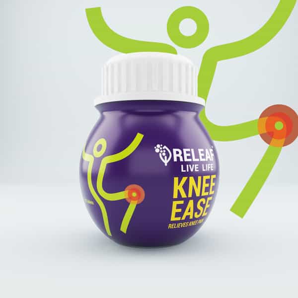 Releaf Knee Ease Ayurvedic Knee Rejuvenator & Pain Relief Supplement 60N