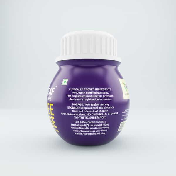 Releaf Knee Ease Ayurvedic Knee Rejuvenator & Pain Relief Supplement 60N