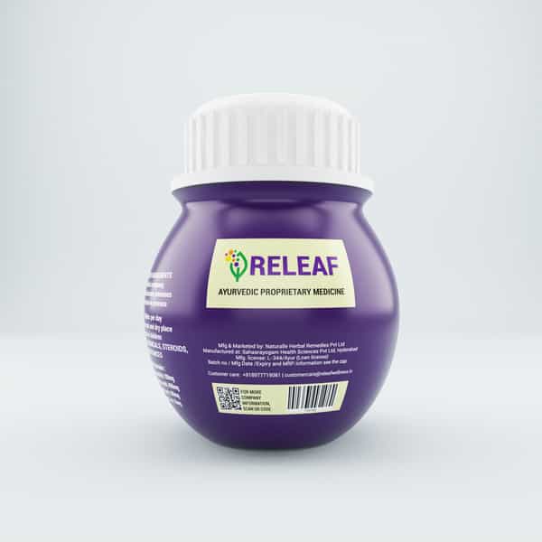 Releaf Knee Ease Ayurvedic Knee Rejuvenator & Pain Relief Supplement 60N