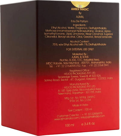 Ajmal Amber Magic Edp 100ml Perfume For Men And Selfie Cp Oil Alcohol-Free Attar 10ml For Men