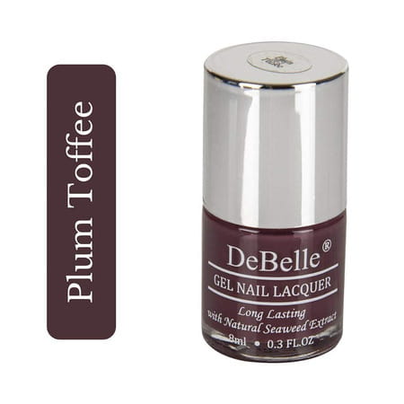 Debelle Gel Nail Polish Combo Set Of 3 Plum Toffee - 24 Ml (8 Ml Each) Rakhi Gifts