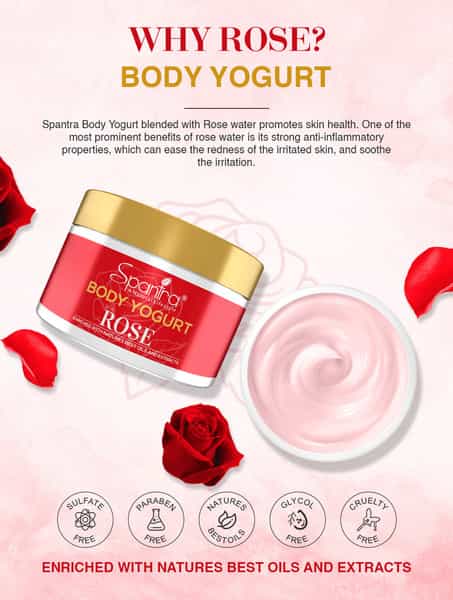 Spantra Rose Body Yogurt 250 Gm