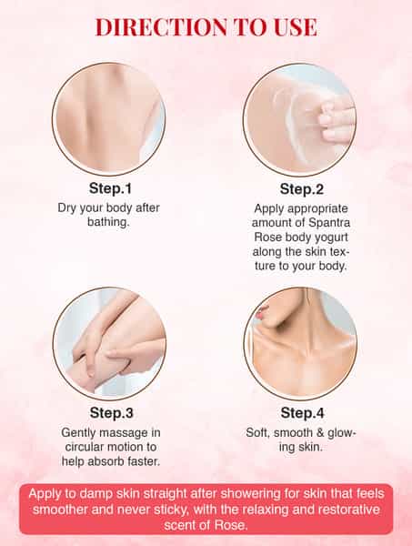 Spantra Rose Body Yogurt 250 Gm