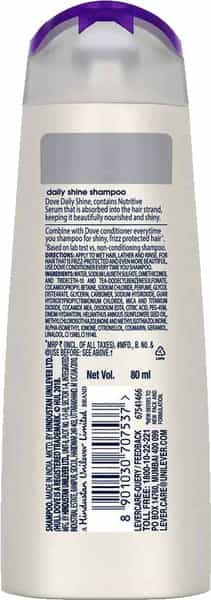 Dove Daily Shine Shampoo - 80 Ml