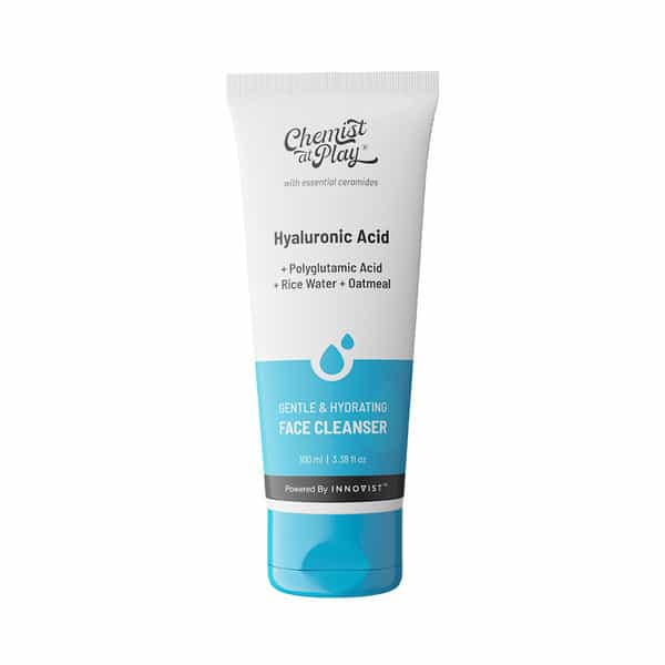 Chemist At Play Gentle & Hydrating Face Cleanser | Hydrates Dull & Dry Skin | Brightens Skin | 100Ml