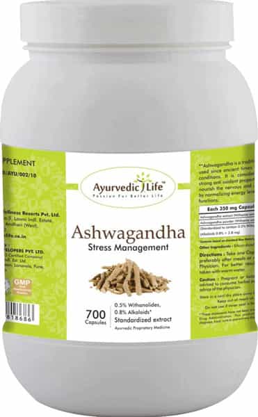 Ayurvedic Life Ashwagandha 700 Capsules Value Pack Of 2