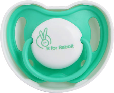R For Rabbit Apple Pacifier-M Green