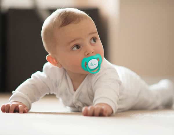 R For Rabbit Apple Pacifier-M Green