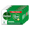Dettol Original Bathing Soap Bar With 12Hr Germ Protection (400Gm) | 100G (Pack Fo 4)
