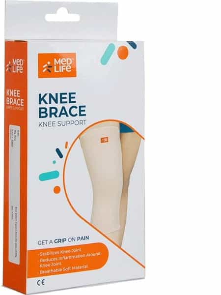 Medlife Knee Brace/Support (Pair) - Large