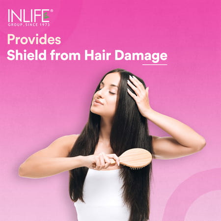 Inlife Ayurvedic Herbs Hair Support Supplement 500 Mg - 60 Vegetarian Capsules