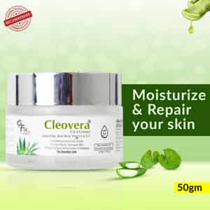 Fixderma Cleovera Cica Face Cream | Suitable For Sensitive & Dry Skin | Repair Damaged Skin (50 G)