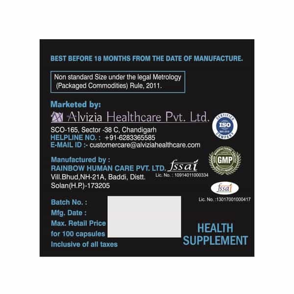 Alvizia L-Arginine Multivitamin Capsules Bottle Of 100