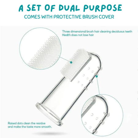 Coco Crush Finger Toothbrush For Babies | Gentle & Soft - 1n