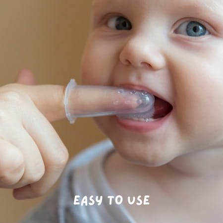 Coco Crush Finger Toothbrush For Babies | Gentle & Soft - 1n