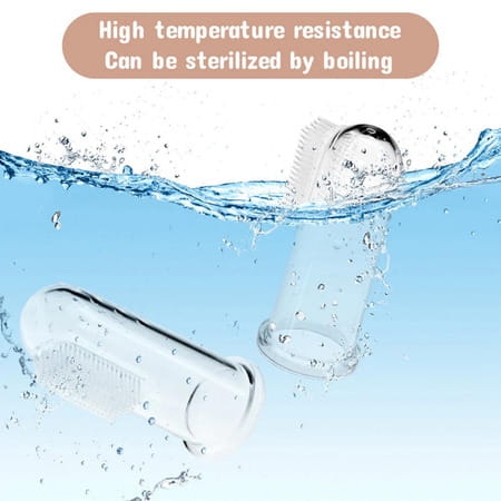 Coco Crush Finger Toothbrush For Babies | Gentle & Soft - 1n