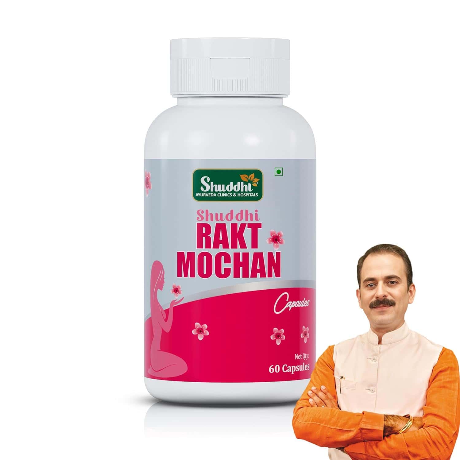Shuddhi Ayurveda Shuddhi Rakt Mochan | For Womens Wellness | 60 Veg Capsules
