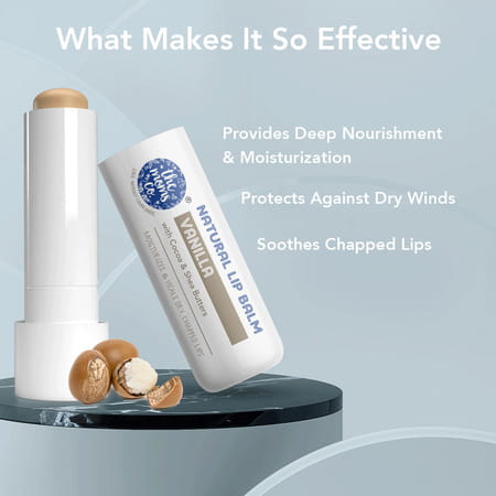 The Moms Co. Natural Vanilla Lip Balm 5gm