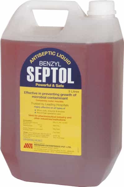 Meridian Enterprises Benzyl Septol Active Jar Of 5 Litre