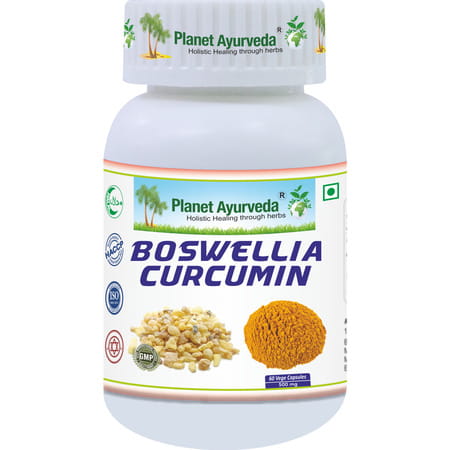 Planet Ayurveda Boswellia Curcumin - 60 Capsules