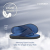 Liveasy Essentials Men's Diabetic & Orthopedic Slippers - Blue - Size Uk 8 / Us 9
