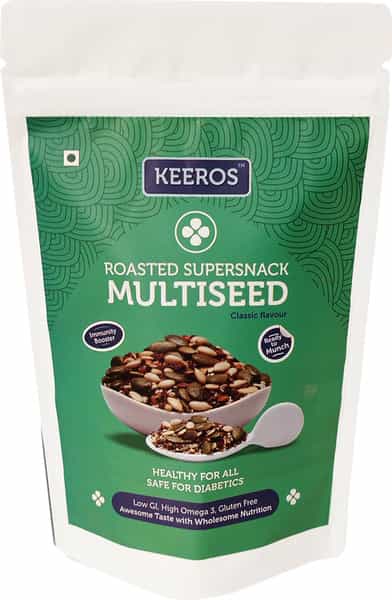 Keeros Multi Seeds Healthy & Diabetic Friendly Supersnack - 250G