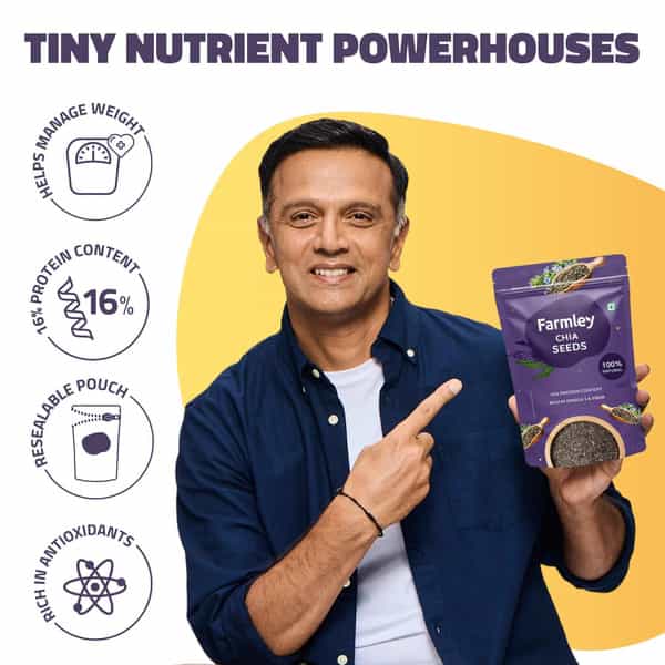 Farmley Seeds Combo (200G X4)- Chia Seeds | Flax Seeds | Pumpkin Seeds | Sunflower Seeds 800G