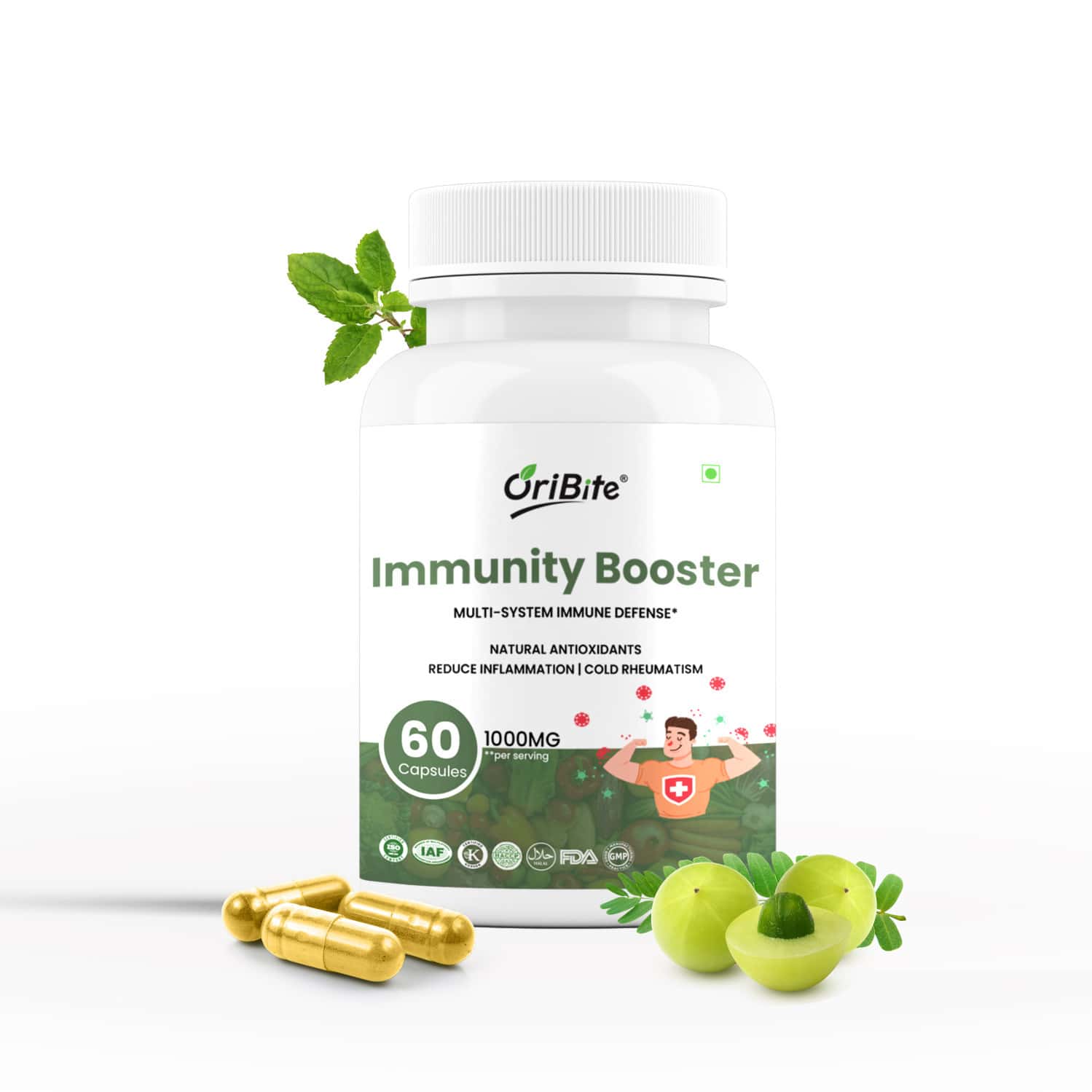 Oribite Immunity Booster Capsules For Daily Protection 60 Capsules