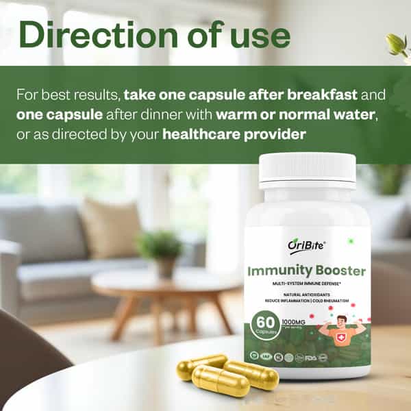 Oribite Immunity Booster Capsules For Daily Protection 60 Capsules
