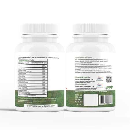 Oribite Immunity Booster Capsules For Daily Protection 60 Capsules