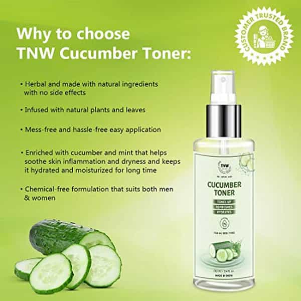 Tnw The Natural Wash Combo Of Pure Aloe Vera Gold Gel & Cucumber Toner \