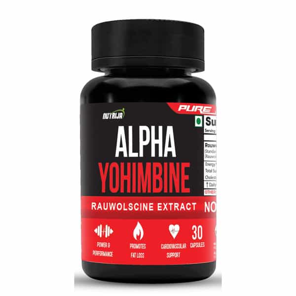 Nutrija Rauwolscine - Alpha Yohimbine 2Mg (Standardized To 90% Alpha Yohimbine) - 30 Capsules