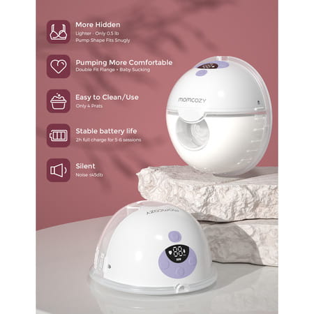 Momcozy Breast Pump M5 Double Purple