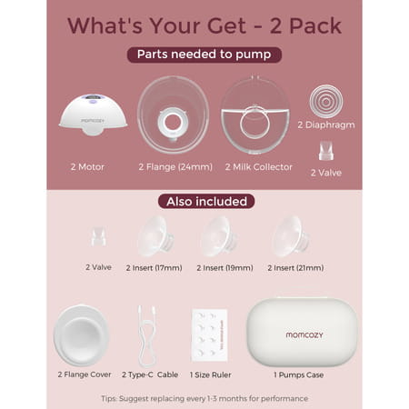 Momcozy Breast Pump M5 Double Purple