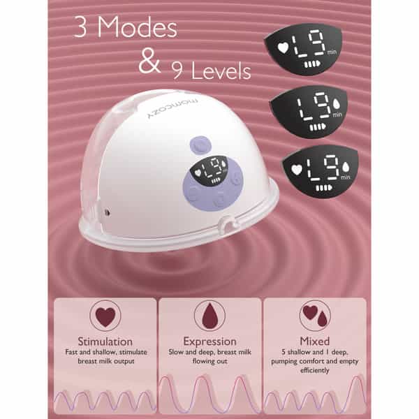 Momcozy Breast Pump M5 Double Purple