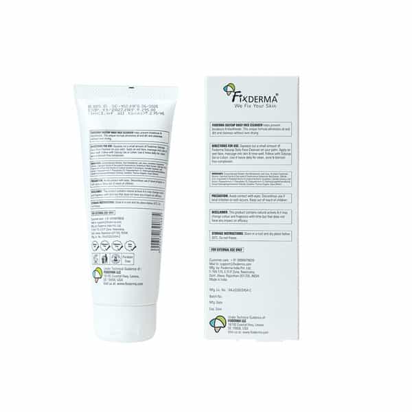 Fixderma 2% Salicylic Acid Face Wash For Oily Skin Acne Clearing Face Wash For Men & Women - 100Ml