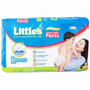 Littles Premium Comfy Baby Pants (4-8 Kg) Pack Of 42 Small