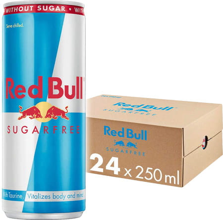 Red Bull Energy Drink 250 Ml Sugar Free Pack Of 24