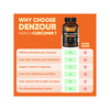 Denzour Nutrition Nano Curcumin 1000mg With Curcuma Longa Extract | 60 Veg Capsules