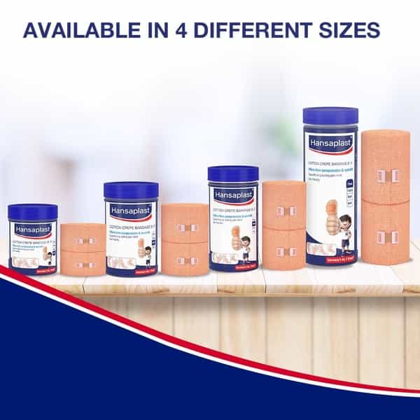 Hansaplast Crepe Bandage 8 Cm X 400 Cm