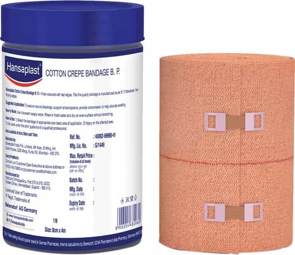 Hansaplast Crepe Bandage 8 Cm X 400 Cm