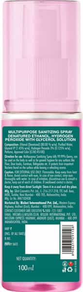 Bisleri Lovely Hand Sanitizer Spray- 100 Ml
