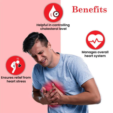 Cipzer Heart Calm Syrup | Herbal Heart Tonic| Control Cholesterol & Supports Blood Pressure | 200 Ml