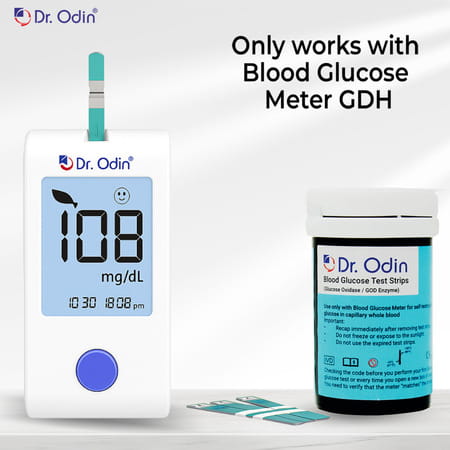 Dr. Odin Gls-73 God Blood Glucose Test Strips With God Monitoring System (100 Test Strips)