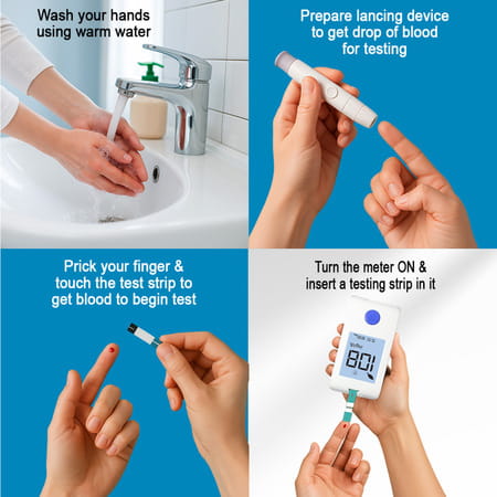 Dr. Odin Gls-73 God Blood Glucose Test Strips With God Monitoring System (100 Test Strips)