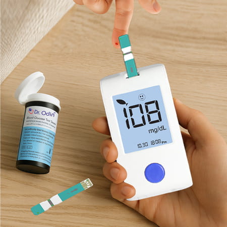 Dr. Odin Gls-73 God Blood Glucose Test Strips With God Monitoring System (100 Test Strips)